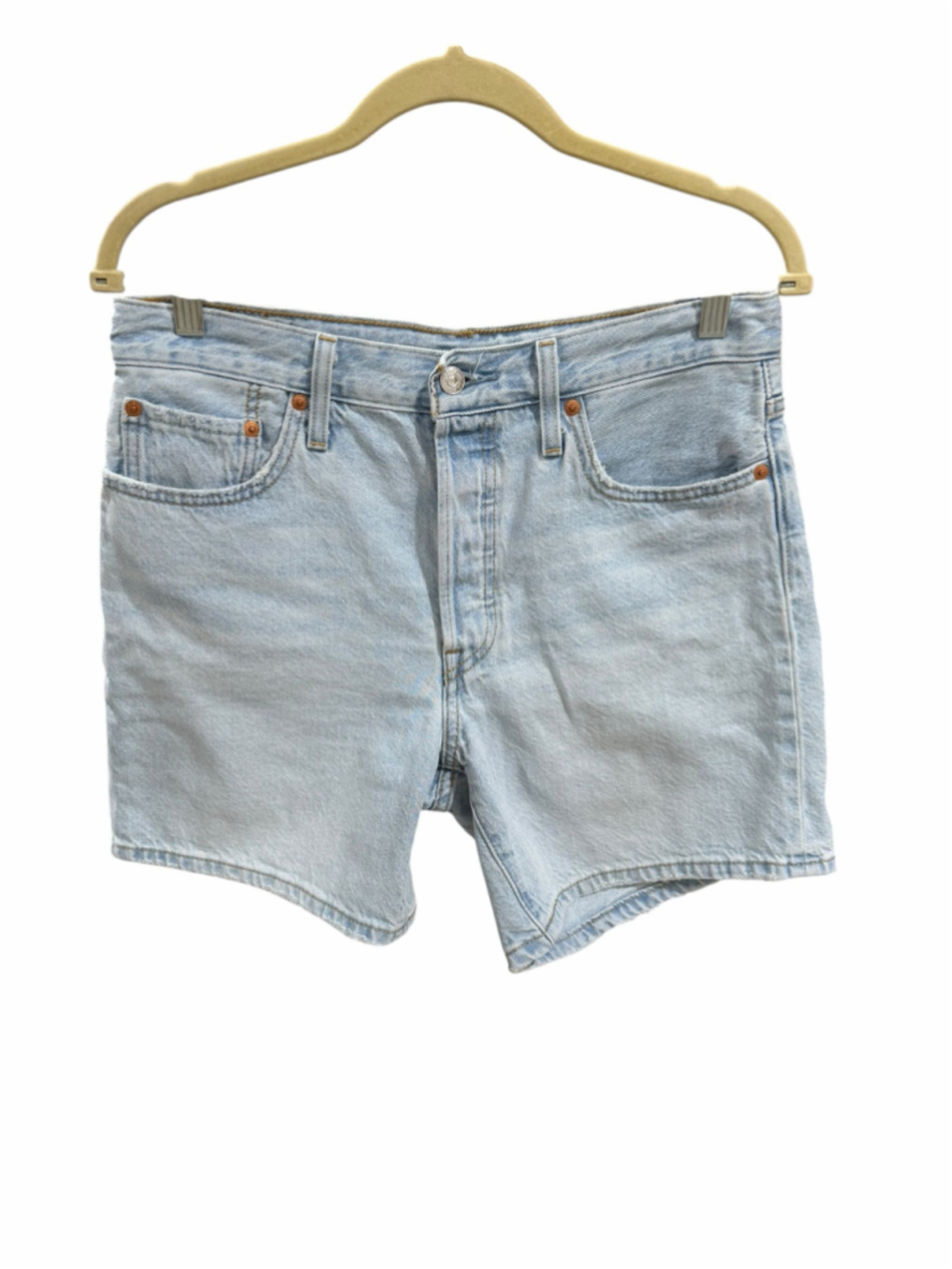 Women's Levi's 501 Jean Shorts Light Blue Size 29